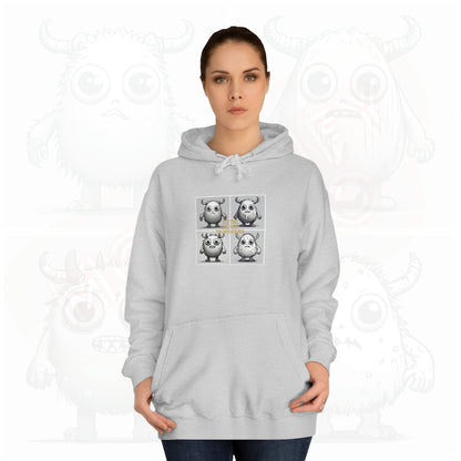 Iconic Cutie scary monster - Unisex College Hoodie