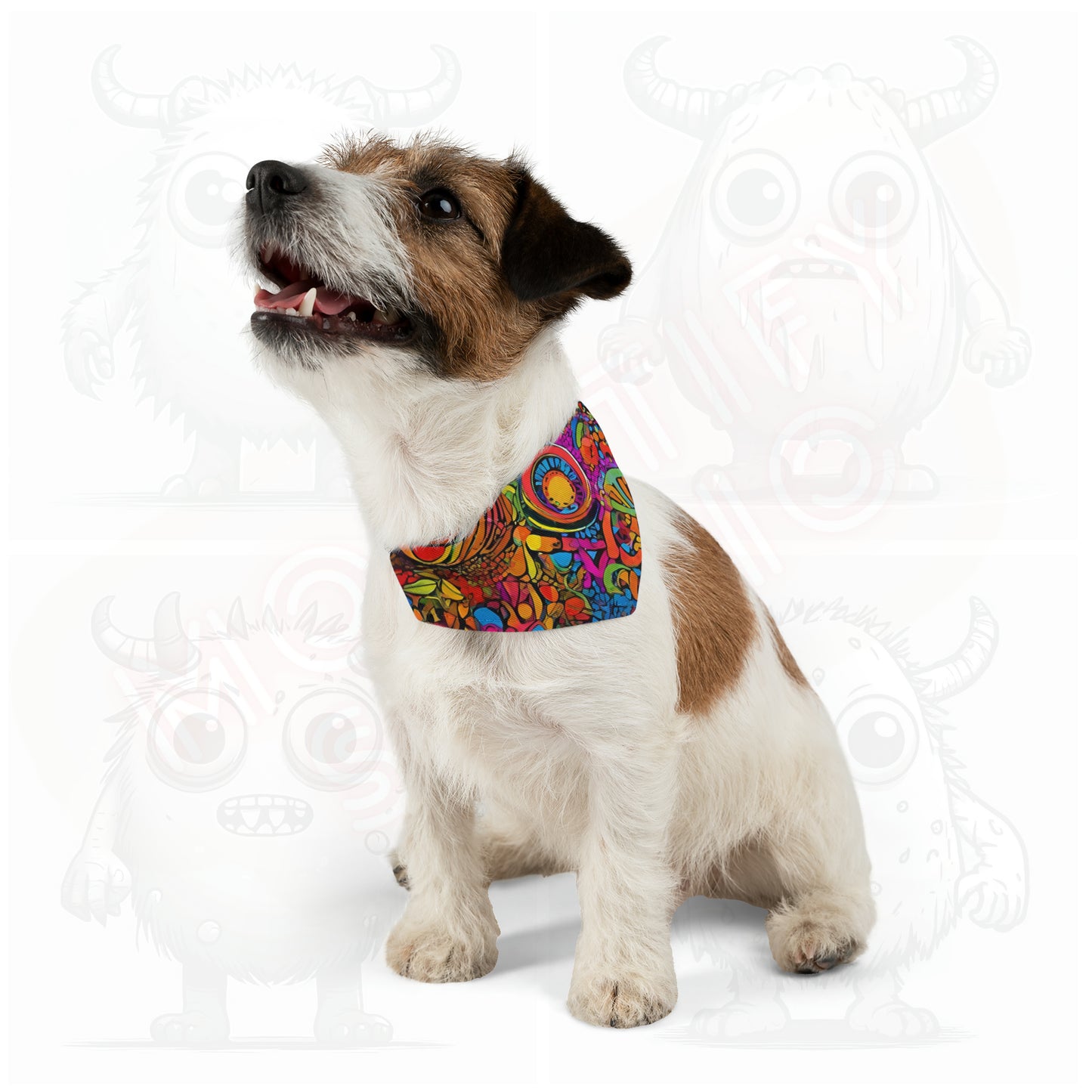 Artistic (type F) - Pet Bandana Collar