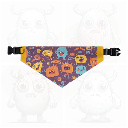 Monster universe (type B) Pet Bandana Collar