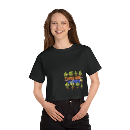 Love our planet (type A) - Champion Women's Heritage Cropped T-Shirt