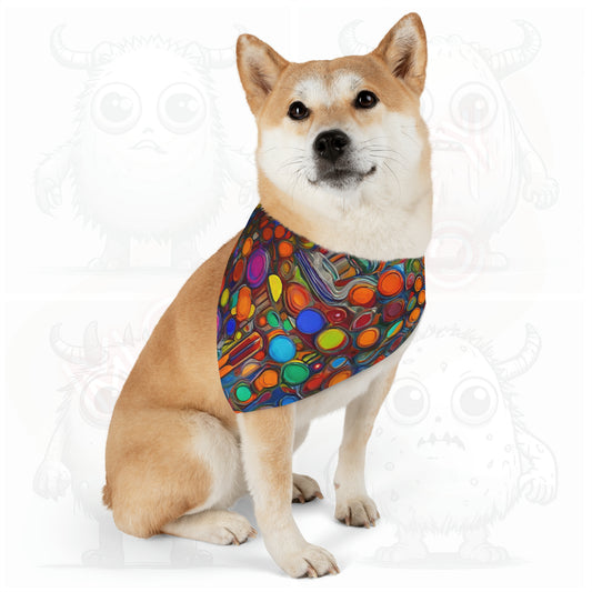 Artistic (type H) - Pet Bandana Collar