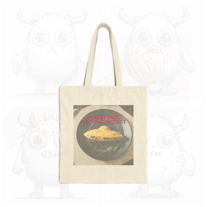 Undefined frying object (type A) - Cotton Canvas Tote Bag