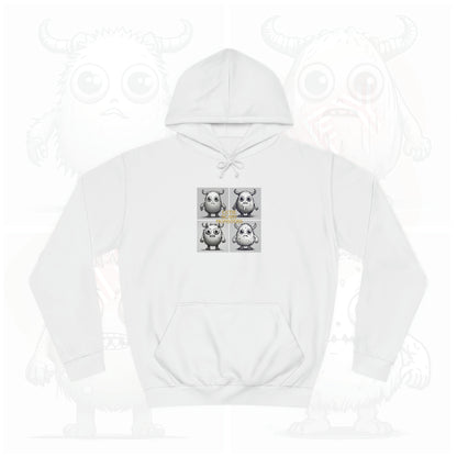 Iconic Cutie scary monster - Unisex College Hoodie