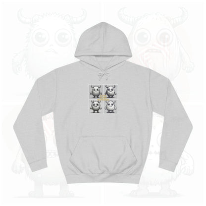 Iconic Cutie scary monster - Unisex College Hoodie