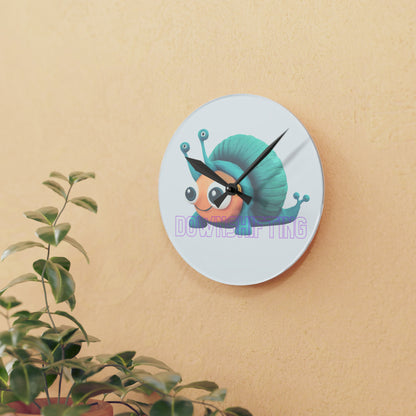 Downshifting (type A) - Acrylic Wall Clock