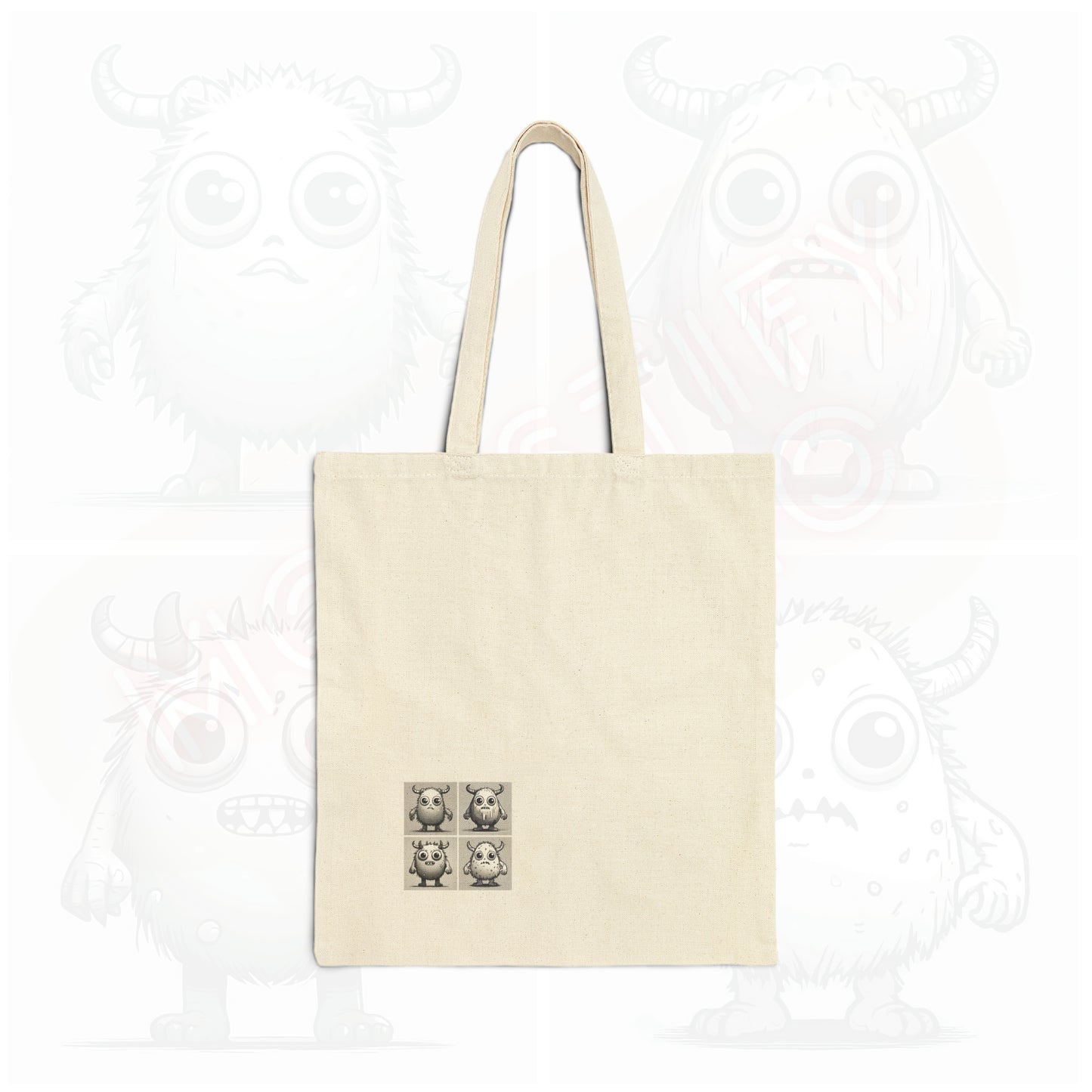 Love our planet (type B) - Cotton Canvas Tote Bag