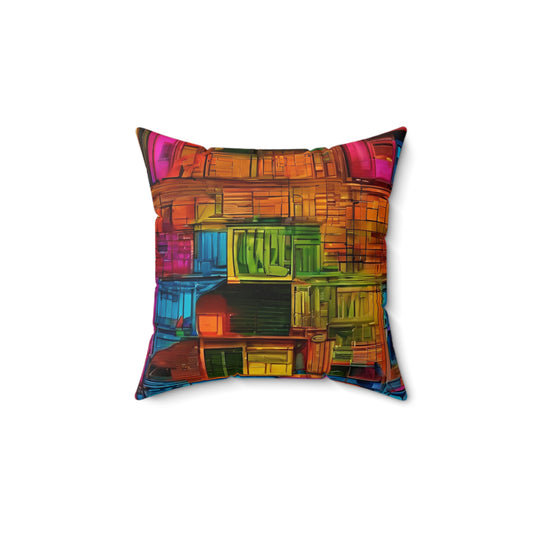 Artistic (type C) - Spun Polyester Square Pillow