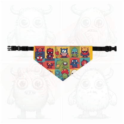 Monster universe (type D) Pet Bandana Collar