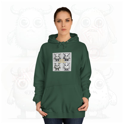 Iconic Cutie scary monster - Unisex College Hoodie