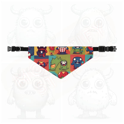 Monster universe (type D) Pet Bandana Collar