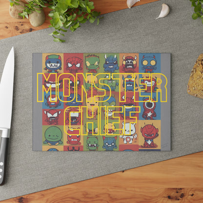 Monster Chief (Type A) - Glass Cutting Board