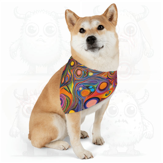 Artistic (type C) - Pet Bandana Collar