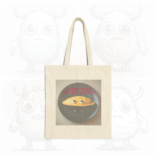 Undefined frying object (type D) - Cotton Canvas Tote Bag