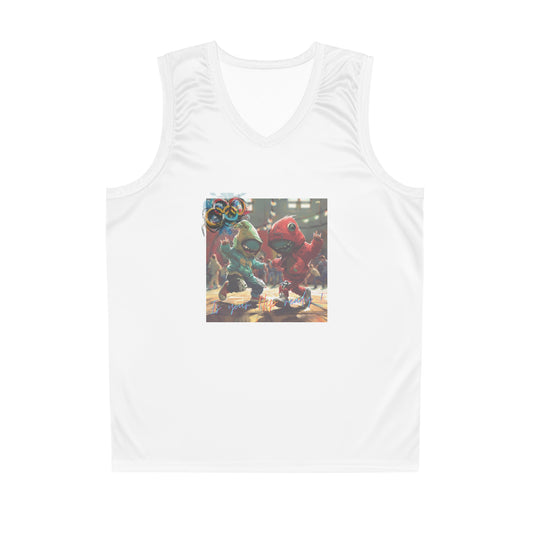 Monslypic games Hip Hop - Basketball Jersey (AOP)