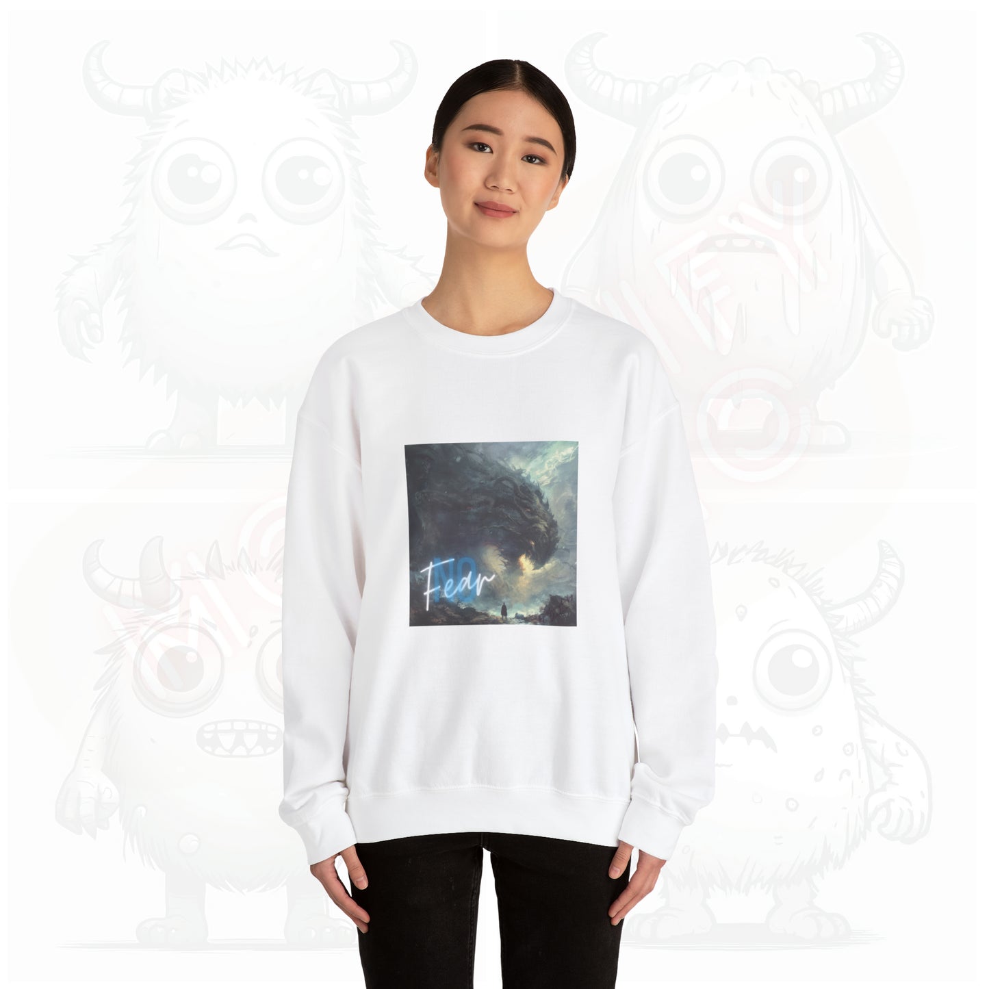 No Fear - Unisex Heavy Blend™ Crewneck Sweatshirt