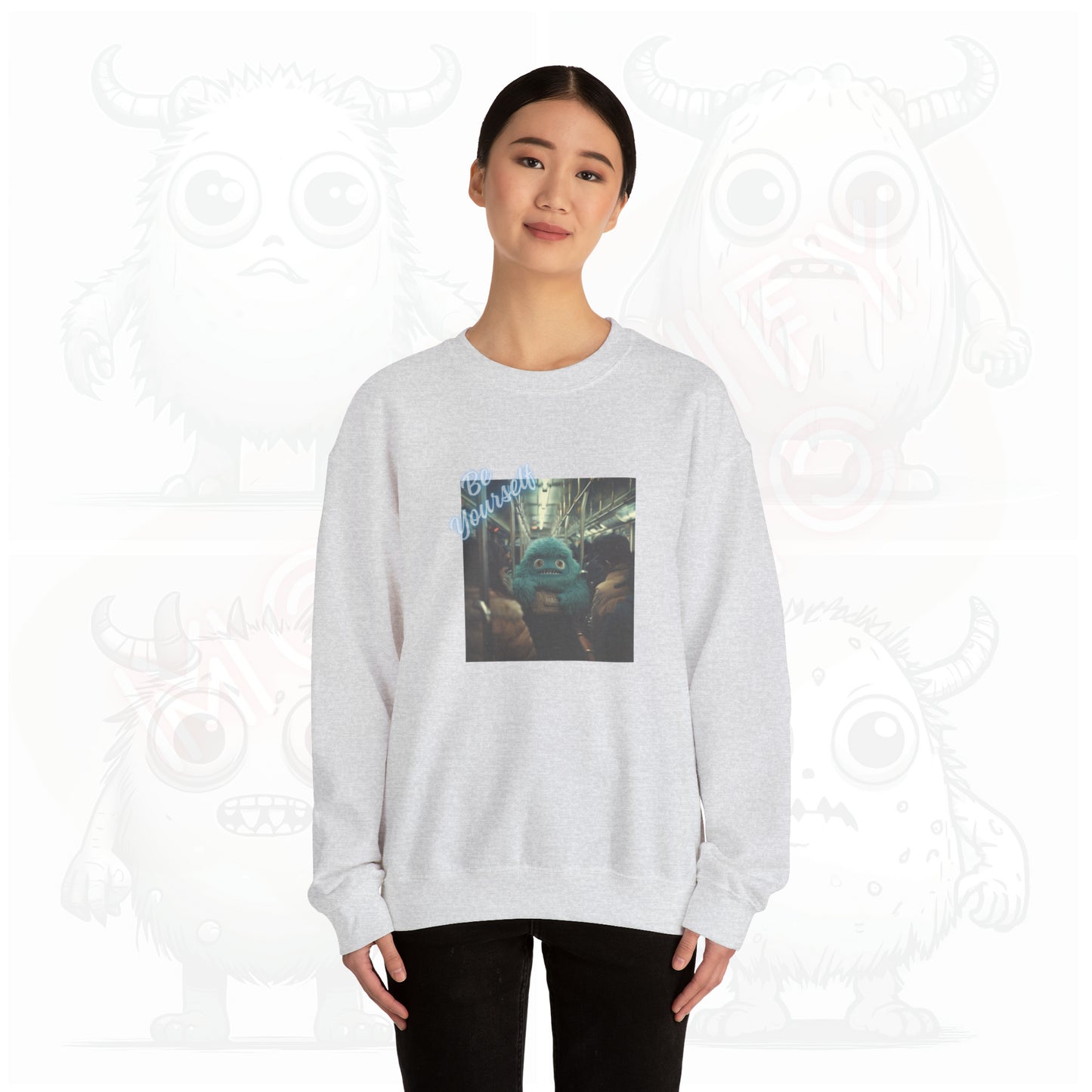 Be yourself - Unisex Heavy Blend™ Crewneck Sweatshirt