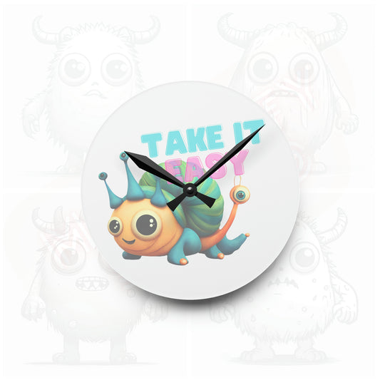 Take it easy (type C) - Acrylic Wall Clock