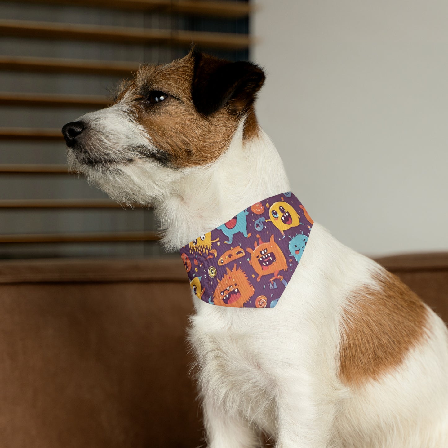 Monster universe (type B) Pet Bandana Collar