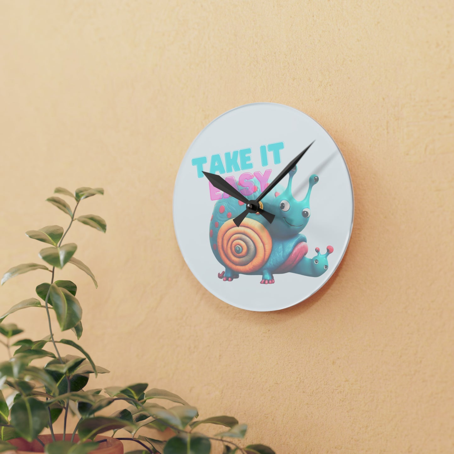 Take it easy (type A) - Acrylic Wall Clock