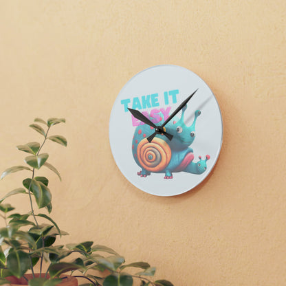 Take it easy (type A) - Acrylic Wall Clock