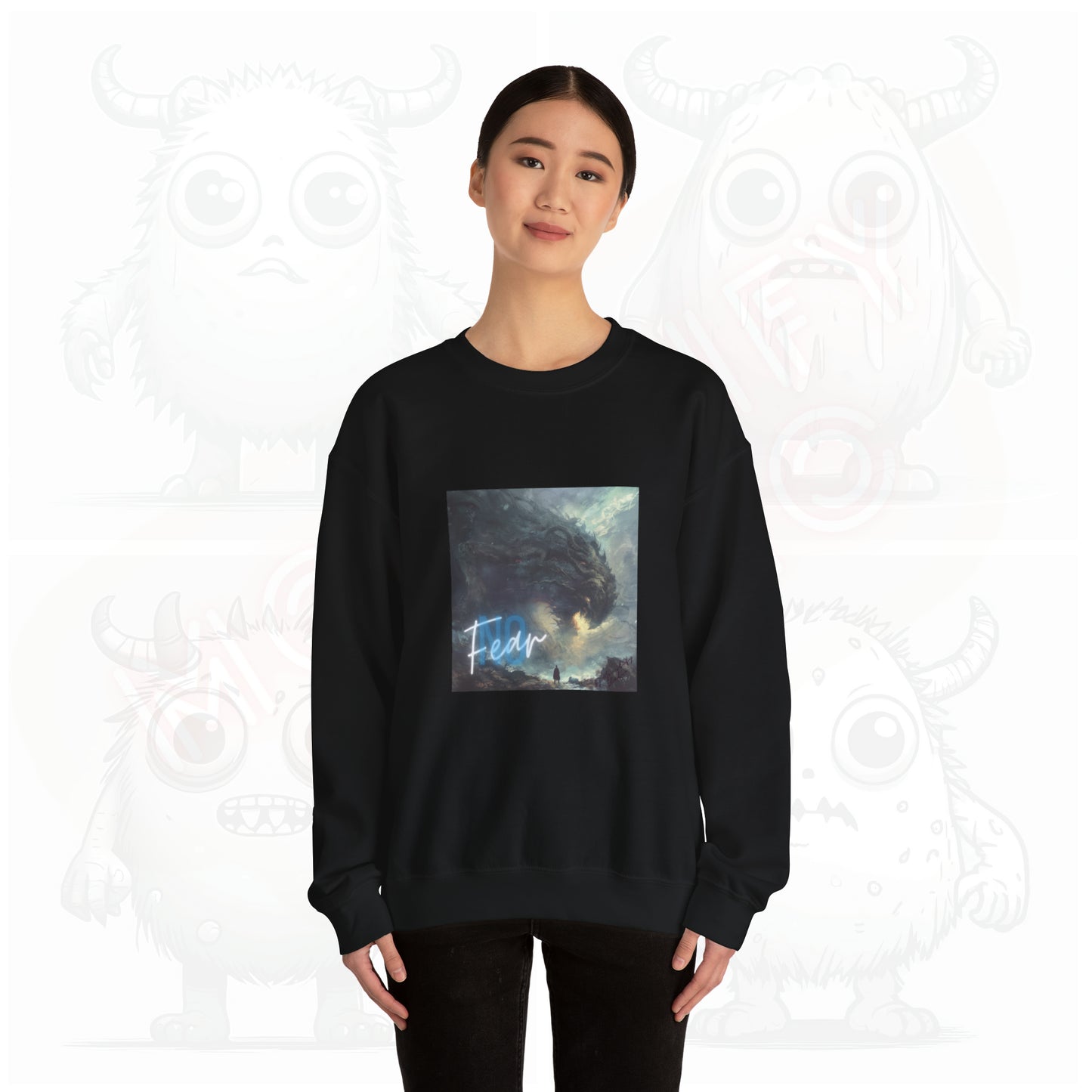 No Fear - Unisex Heavy Blend™ Crewneck Sweatshirt