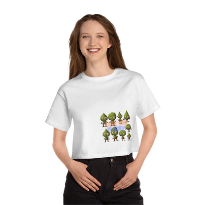 Love our planet (type A) - Champion Women's Heritage Cropped T-Shirt