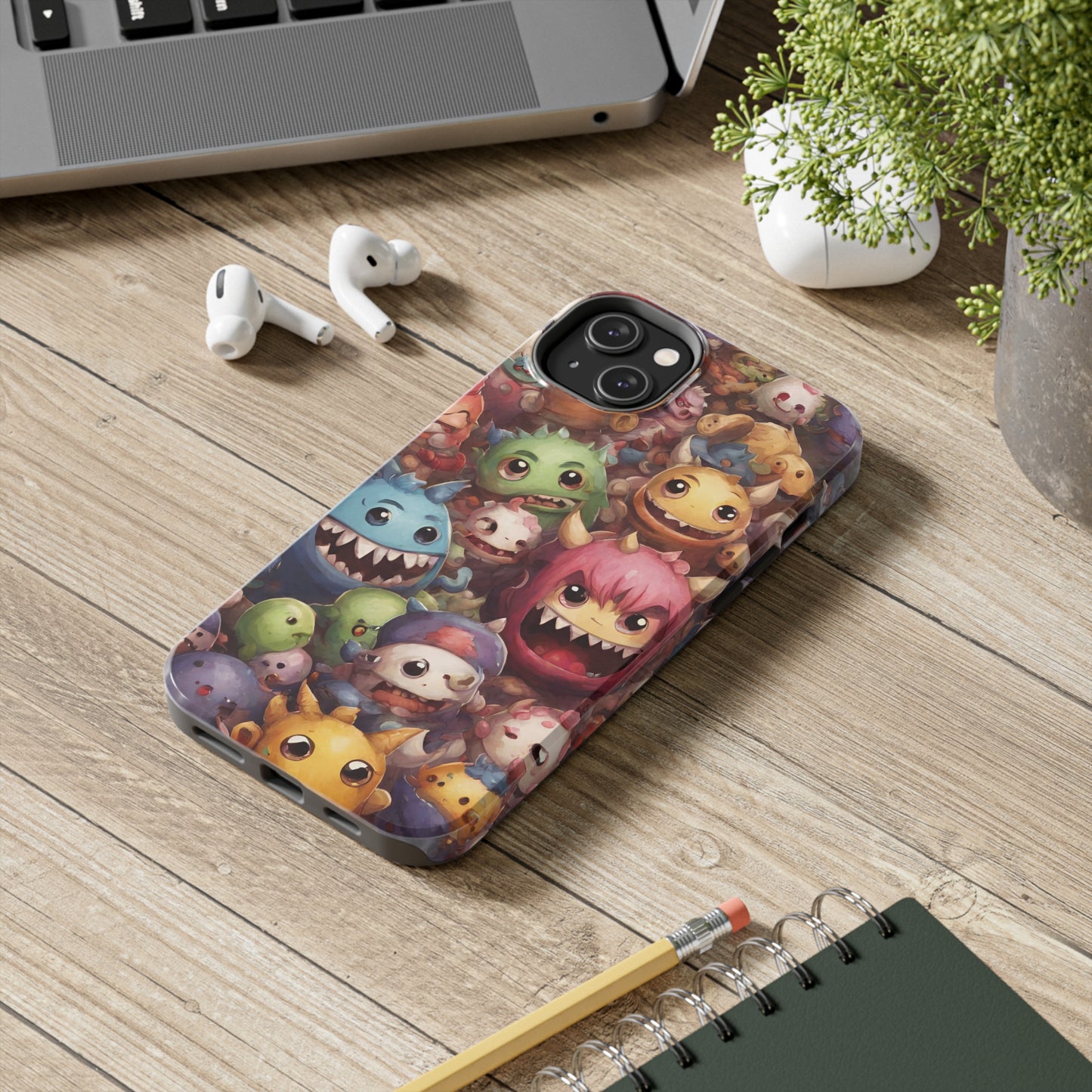 Monster of the Universe (Type A) Tough iPhone (14/ 14 Plus, 15/ 15 Plus) Cases