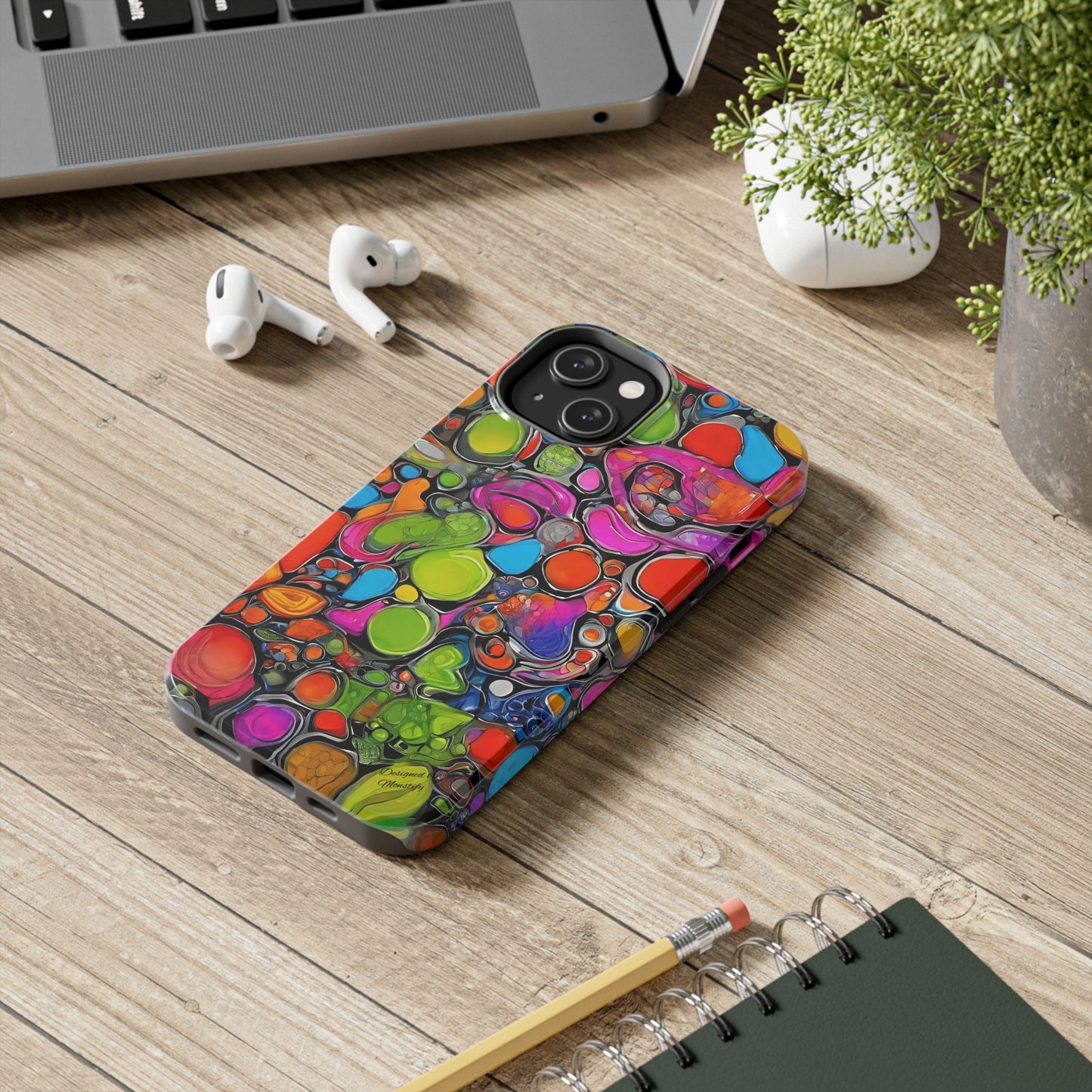 Artistic (Type E) Tough iPhone (14/ 14 Plus, 15/ 15 Plus) Cases