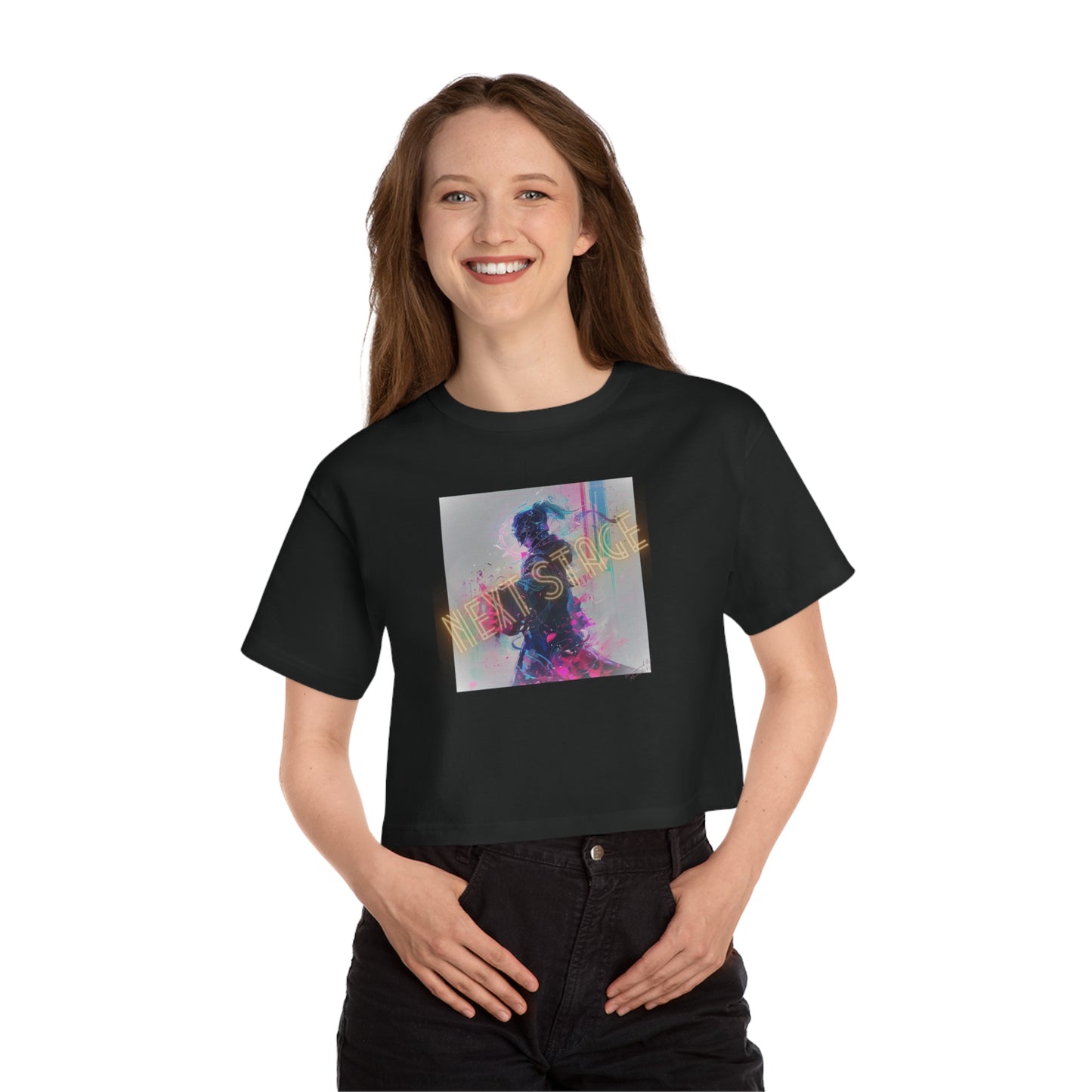 Next Stage - Champion Women's Heritage Cropped T-Shirt