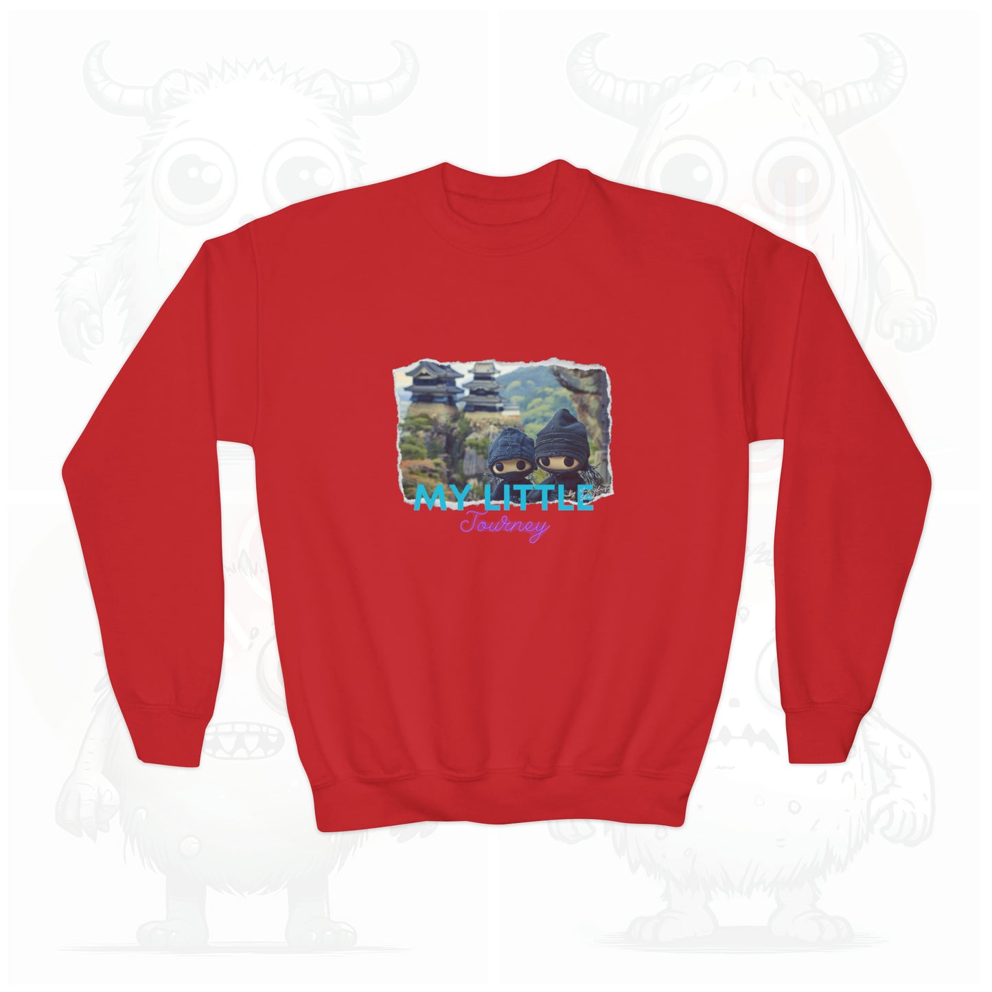 My little journey - Youth Crewneck Sweatshirt