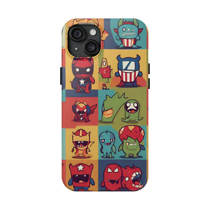 Monster of the Universe (Type E) Tough iPhone (14/ 14 Plus, 15/ 15 Plus) Cases