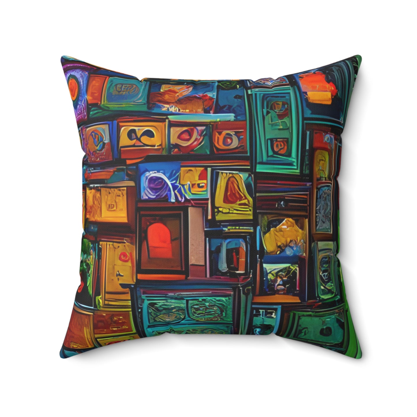 Artistic (type A) - Spun Polyester Square Pillow