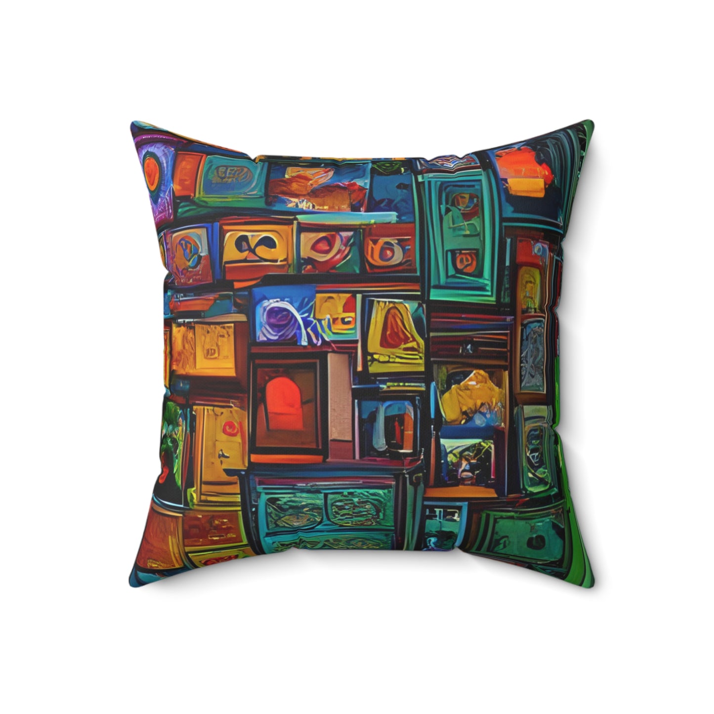 Artistic (type A) - Spun Polyester Square Pillow