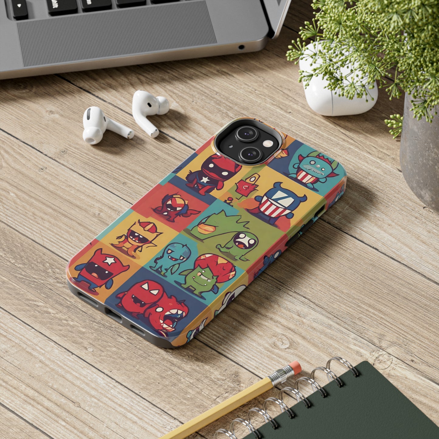 Monster of the Universe (Type E) Tough iPhone (14/ 14 Plus, 15/ 15 Plus) Cases