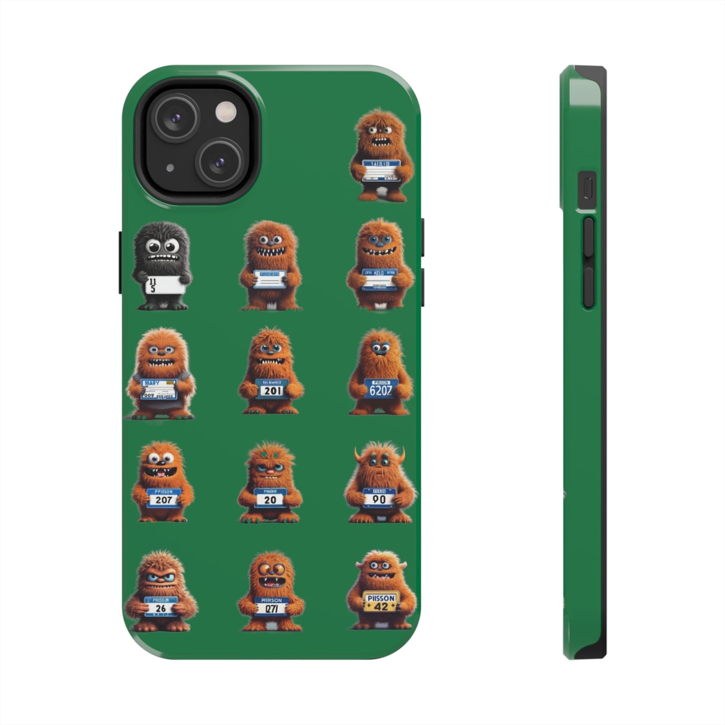 Fancy Tough Monsters iPhone (14/ 14 Plus, 15/ 15 Plus) Cases