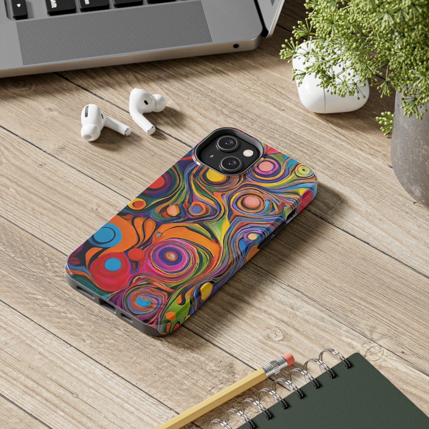 Artistic (Type C) Tough iPhone (14/ 14 Plus, 15/ 15 Plus) Cases