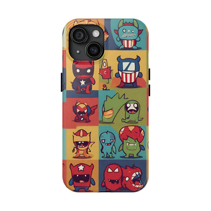 Monster of the Universe (Type E) Tough iPhone (14/ 14 Plus, 15/ 15 Plus) Cases