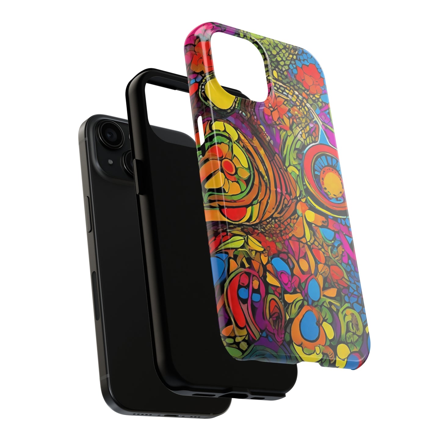 Artistic (Type K) Tough iPhone (14/ 14 Plus, 15/ 15 Plus) Cases