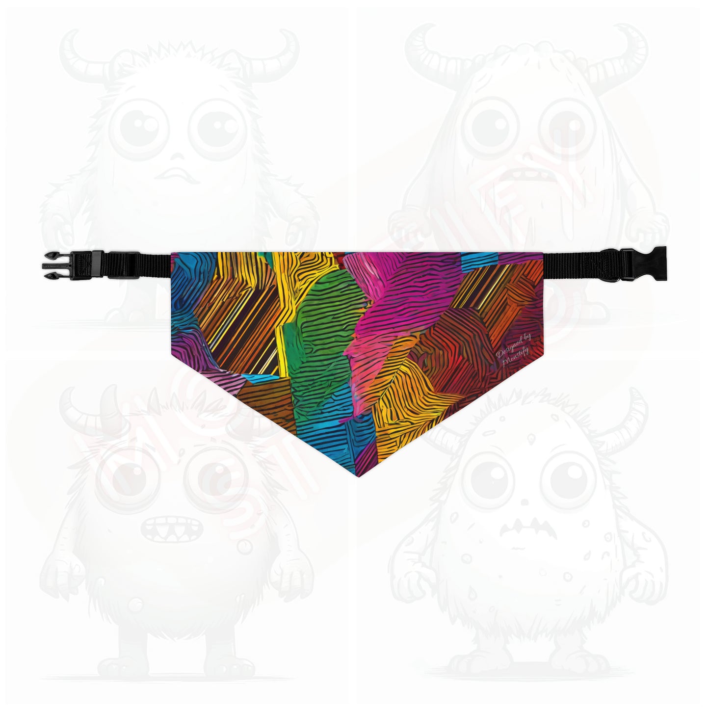 Artistic (type O) - Pet Bandana Collar