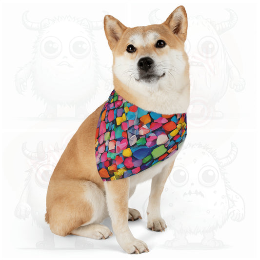 Artistic (type B) - Pet Bandana Collar