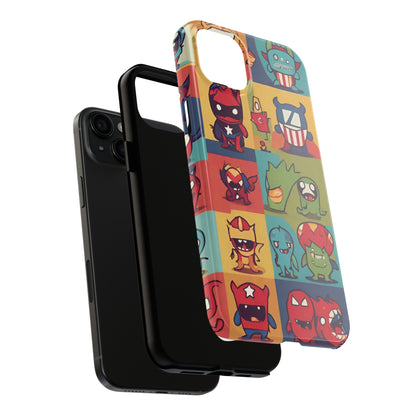 Monster of the Universe (Type E) Tough iPhone (14/ 14 Plus, 15/ 15 Plus) Cases