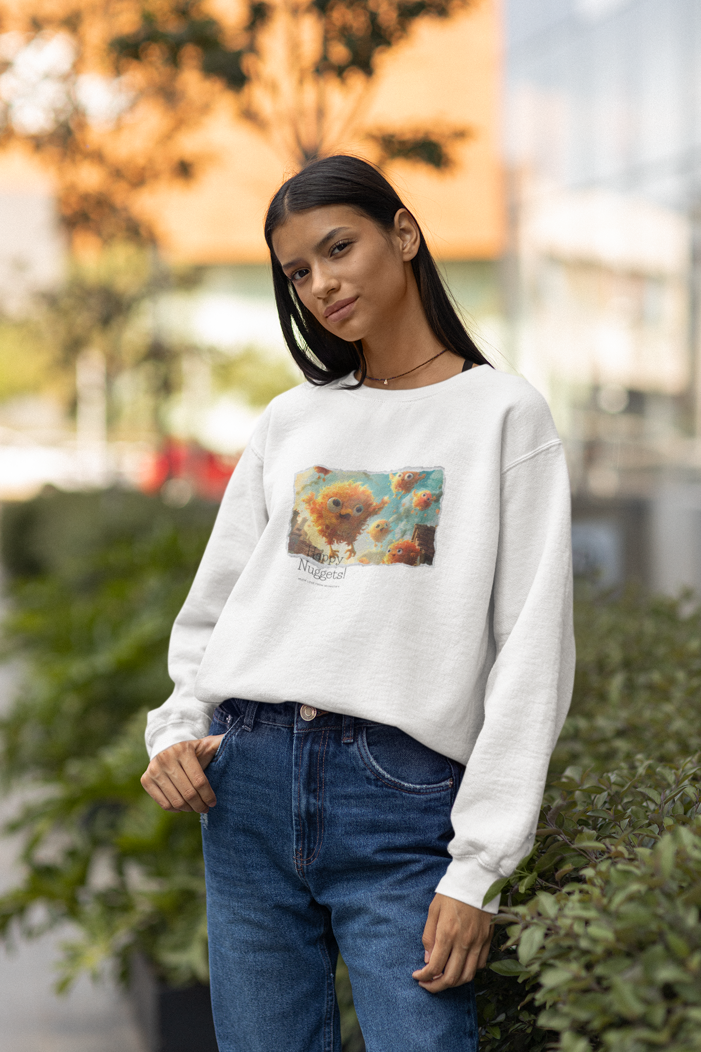 Happy Nuggets - Unisex Heavy Blend™ Crewneck Sweatshirt